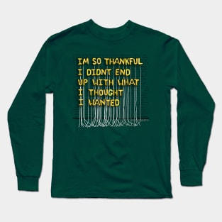 So Thankful (yellow letters) Long Sleeve T-Shirt